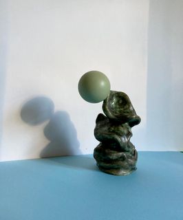 green with green sphere